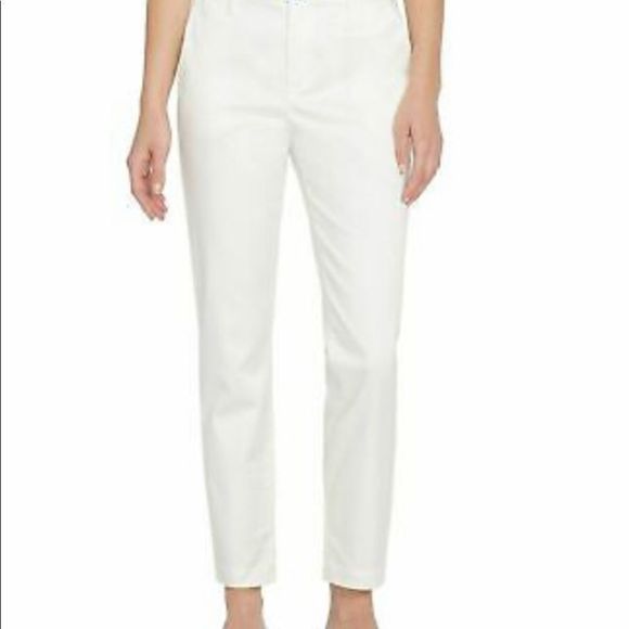 🔴 2 /$30 Nautica Tencel ankle Trouser size 4 brand new - Picture 1 of 8